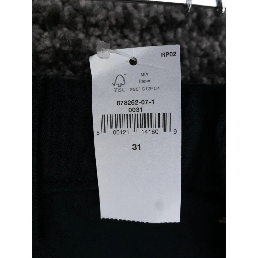 Banana Republic Shorts Mens 31 Actual 32 Black Slim Lived In Chino Stretch NWT